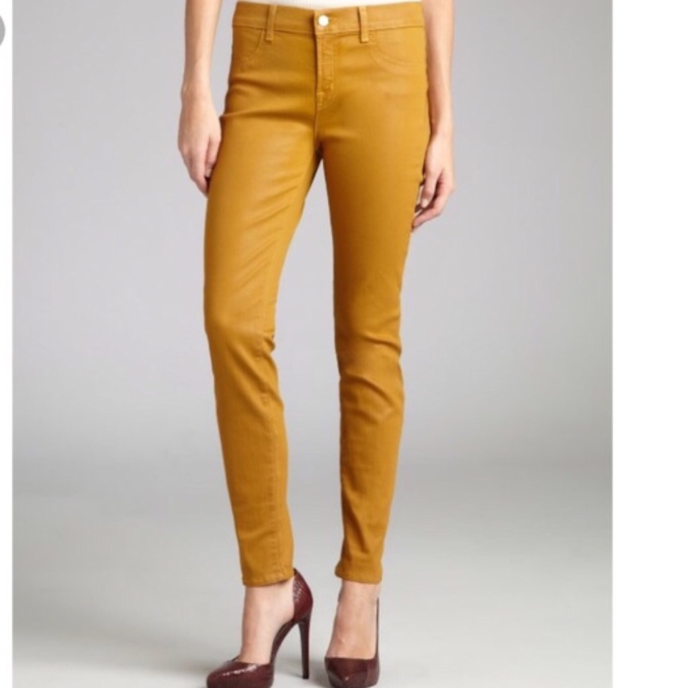 SOLD! Misguided Mustard Color Skinny, Jeans Size 5 - Picture 4 of 7